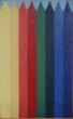 Lápices de colores, 1988 Óleo 162 x 97 cm