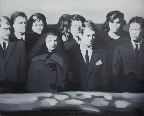La muerte de Kennedy, 1993 Óleo 130 x 162 cm 