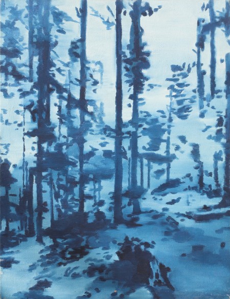 Bosque III, 1994. Óleo 100 x 70 cm